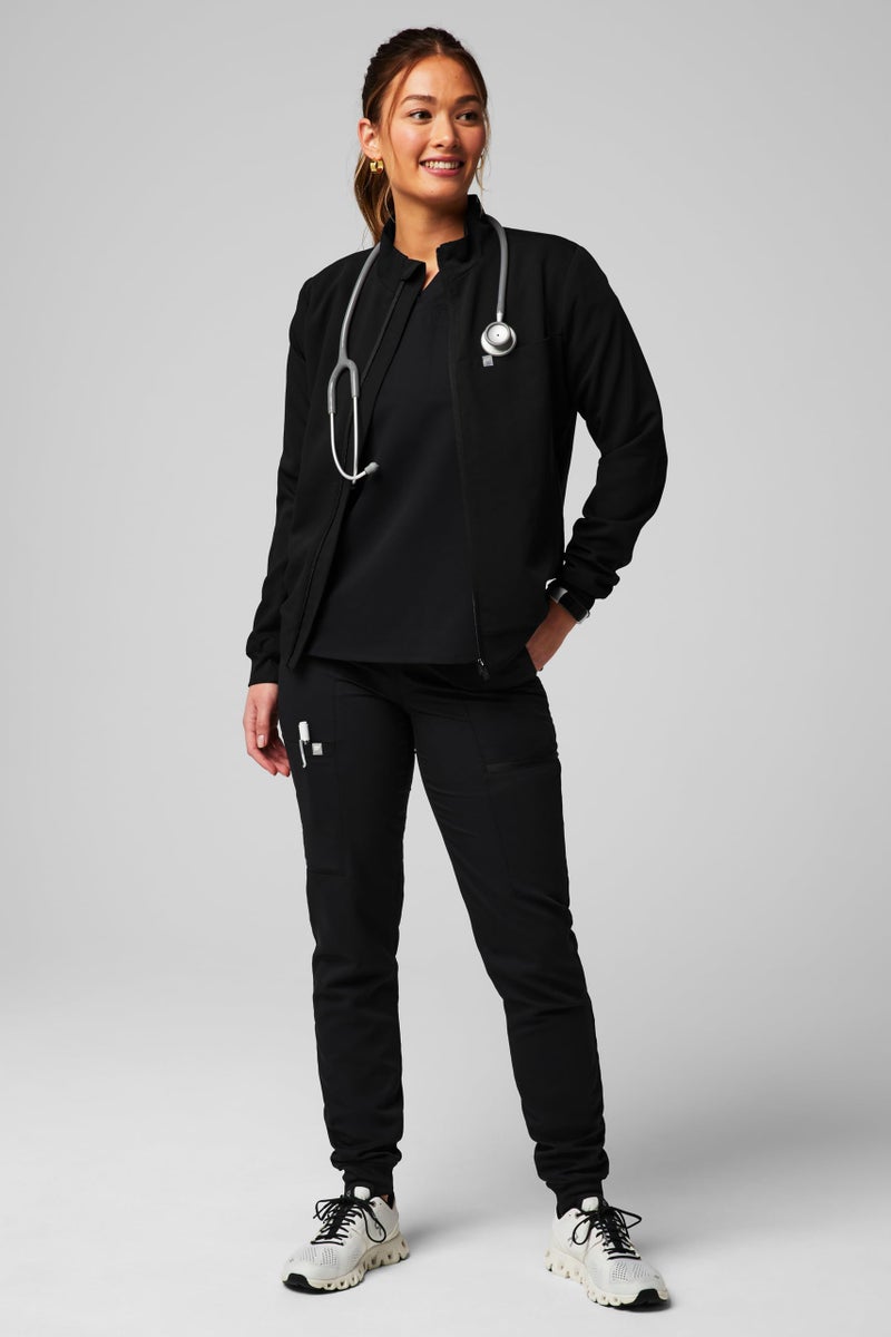 Fabletics Women's Active Scrub Jogger - MotionTech, 4-Way Stretch, Pocket-Packed, Lightweight, Semi-Slim Fit, XS/Regular 28 in | 28, Black - Image 3