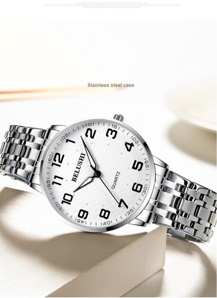 Belushi Luminous Qartz Watch For Middle-Aged And Elderly Couples  - Image 2