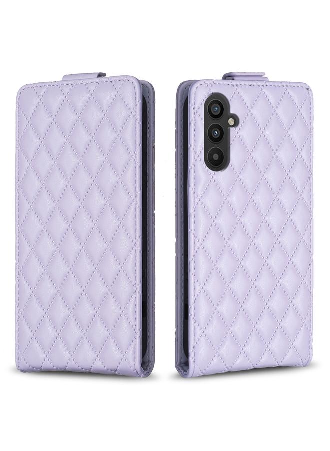 erorex Case For Samsung Galaxy A35 Diamond Lattice Vertical Flip Leather Phone Case - Image 1