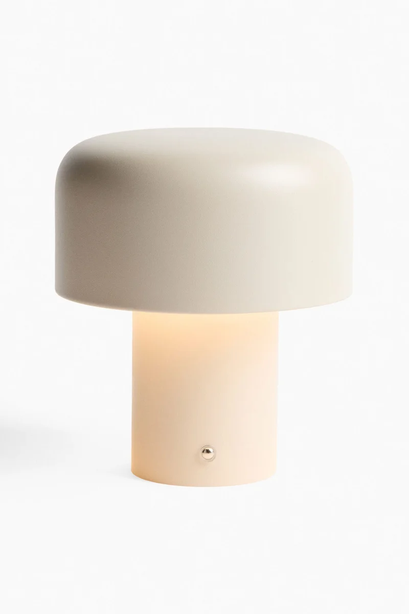 اتش اند ام مصباح طاولة قابل لإعادة الشحن