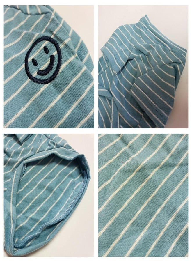 Wiz BBQT Cotton Dog Shirts for Small Dogs,Girl Boy Pet Clothes, Striped Matching Dog and Owner Outfits Separately(Blue, Pet-XXL) - Image 5