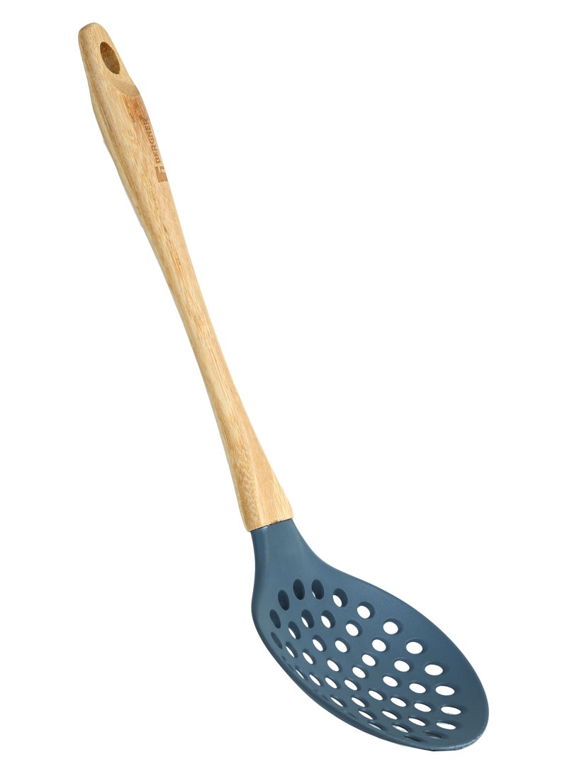 BERGNER EARTH NYLON(PBT) SKIMMER WITH BABOO HANDLE 33 CM, WOODEN BROWN/GREY COLOR, BG39106GY  - Image 2