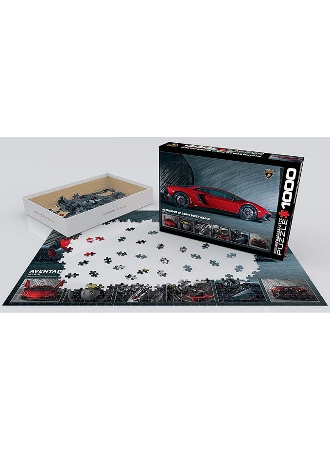 eurographics بازل يوروجرافيكس 1000 قطعة أفينتادور LP 750-4 سوبر فيلوس 6000-0871 - Image 3