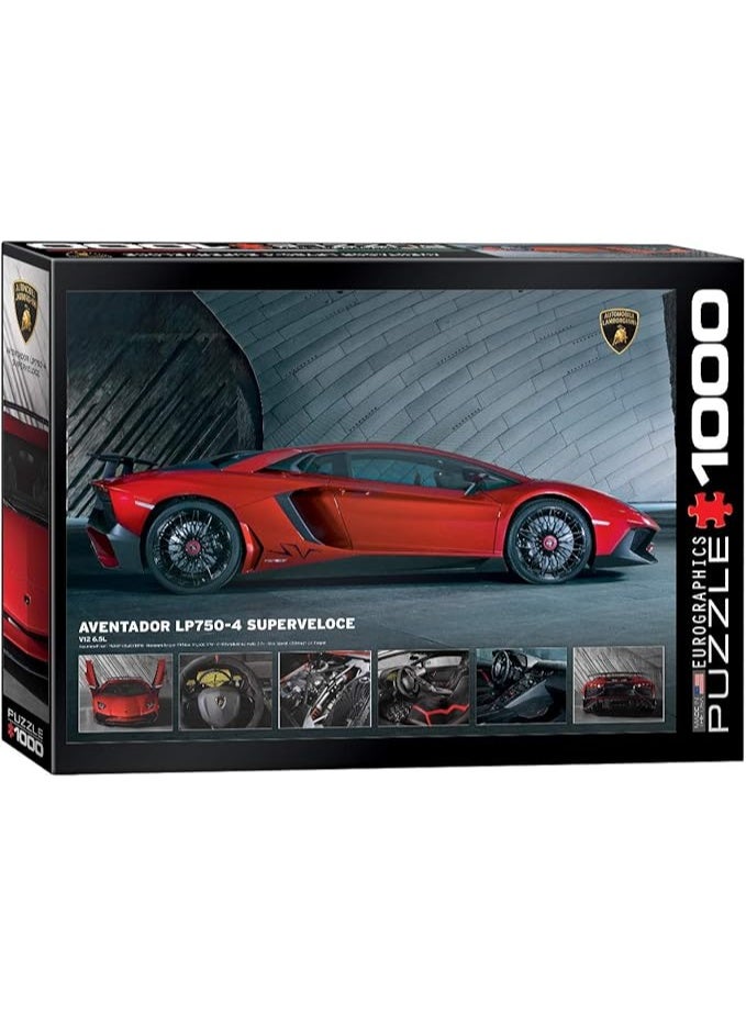 eurographics بازل يوروجرافيكس 1000 قطعة أفينتادور LP 750-4 سوبر فيلوس 6000-0871 - Image 2