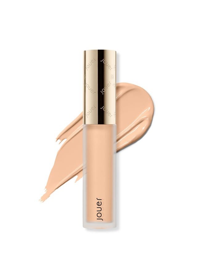 Jouer Essential High Coverage Liquid Concealer - Brightening Concealer - Color Corrector for Under Eye Dark Circles, Spot Coverage, and Eye Primer - Soft Matte Finish, Toast - Image 1