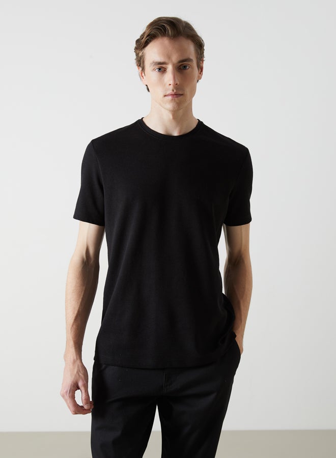 LC WAIKIKI Crew Neck Short Sleeve Combed Cotton Men'S T-Shirt  - Image 1