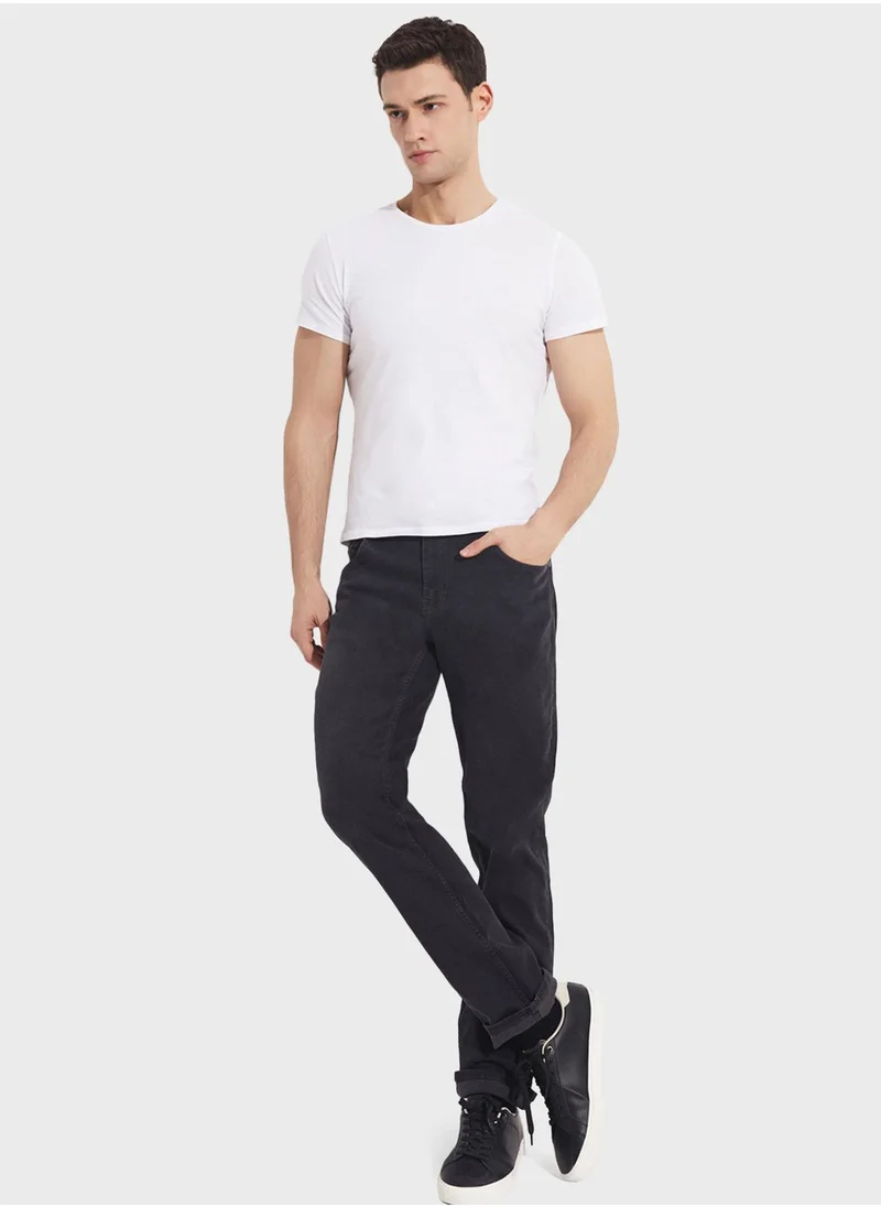 JUNE Essential Straight Fit Trousers