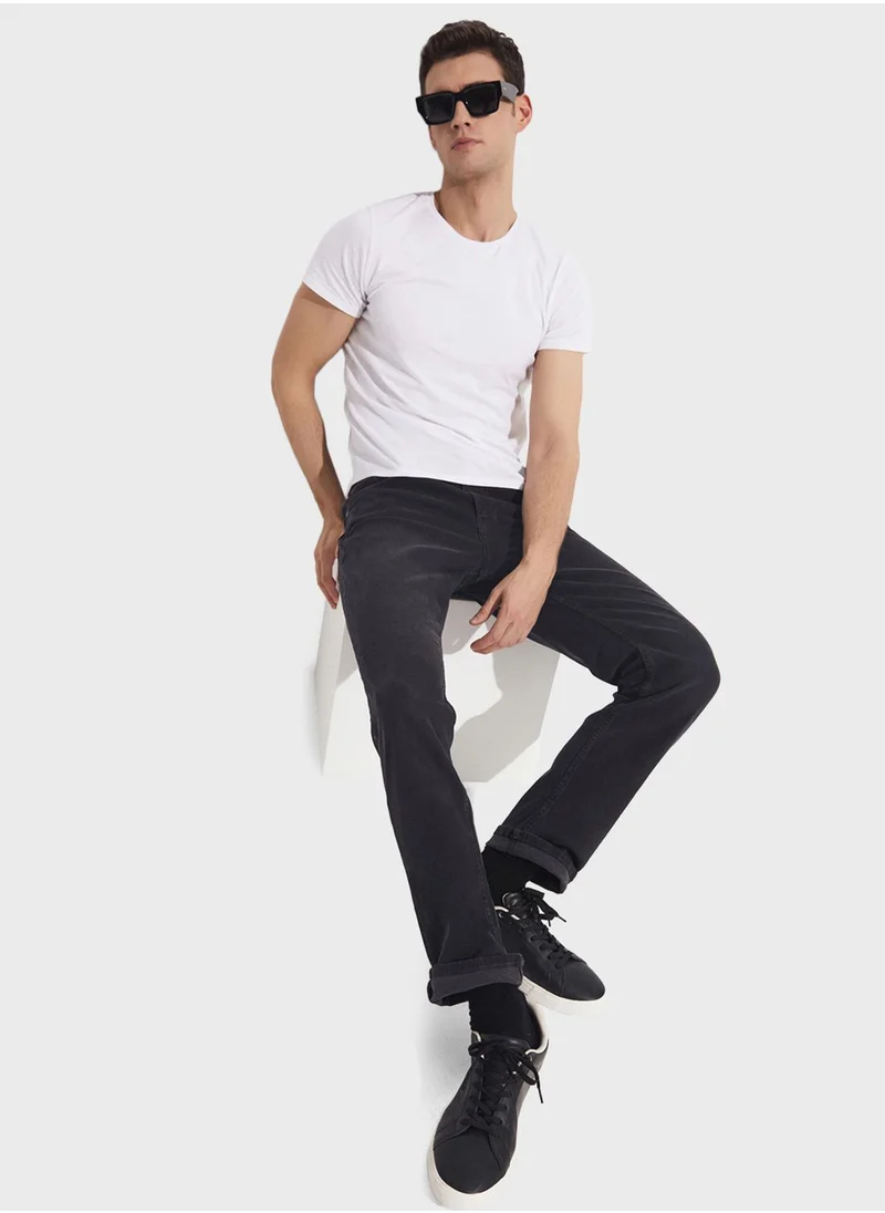 JUNE Essential Straight Fit Trousers