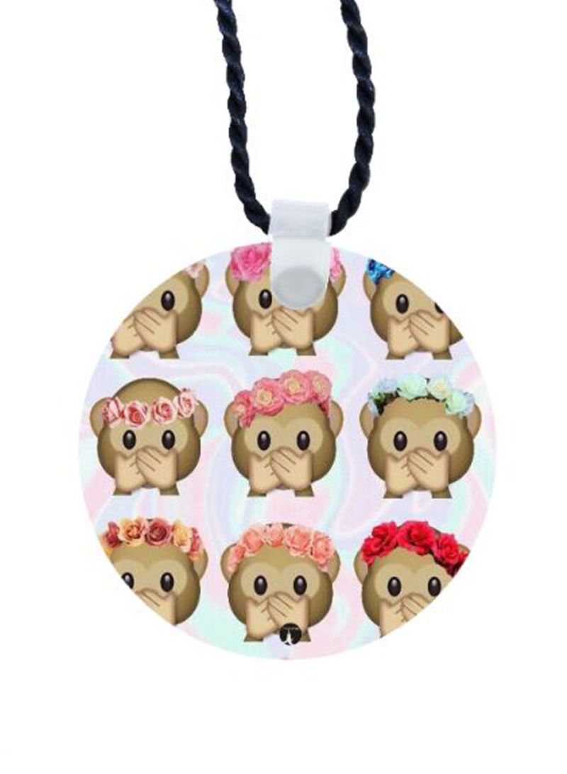 RKN Emoji Printed Car Mirror Pendant - Image 1
