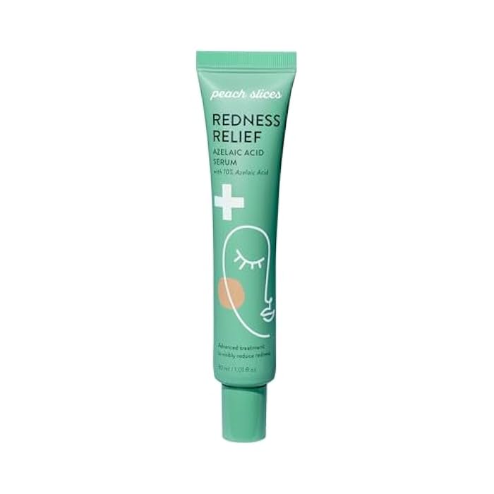 Peach Slices شرائح الخوخ - سيروم تخفيف الاحمرار 10% حمض الأزلايك (1.01 أونصة) - العناية المتقدمة بالبشرة - يحتوي على بانثينول، سيكا، طحالب - نباتي، خالي من القسوة، العناية والجمال الكوري - Image 1