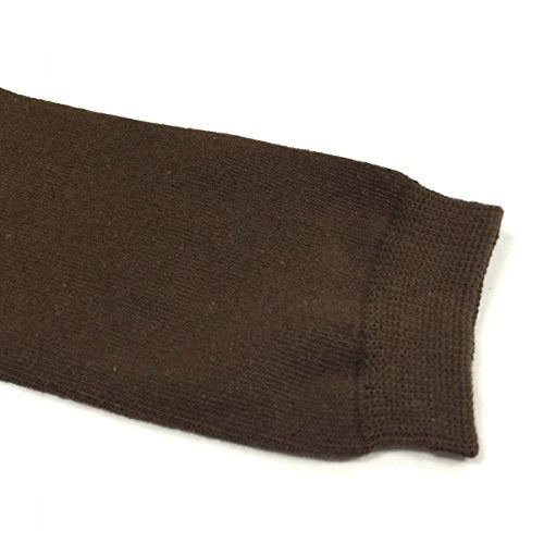 allydrew Solid Baby Leg Warmer & Solid Toddler Leg Warmer for Boys & Girls (Solid Brown) - Image 2