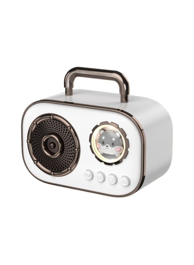 New Space Capsule Bluetooth Audio Portable Mini Children's Ksong Bao Small Speaker Plug-in Card Radio Small Steel Cannon - Image 5