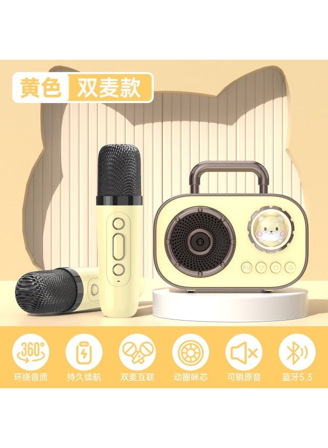 New Space Capsule Bluetooth Audio Portable Mini Children's Ksong Bao Small Speaker Plug-in Card Radio Small Steel Cannon - Image 1
