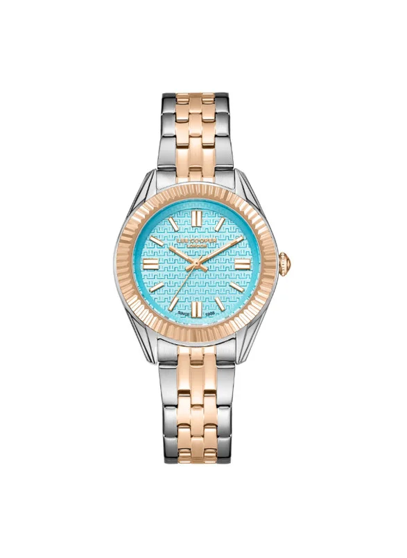 Lee Cooper Lee Cooper LC08038.590 Women's Analog Display Watch & Metal Strap Silver