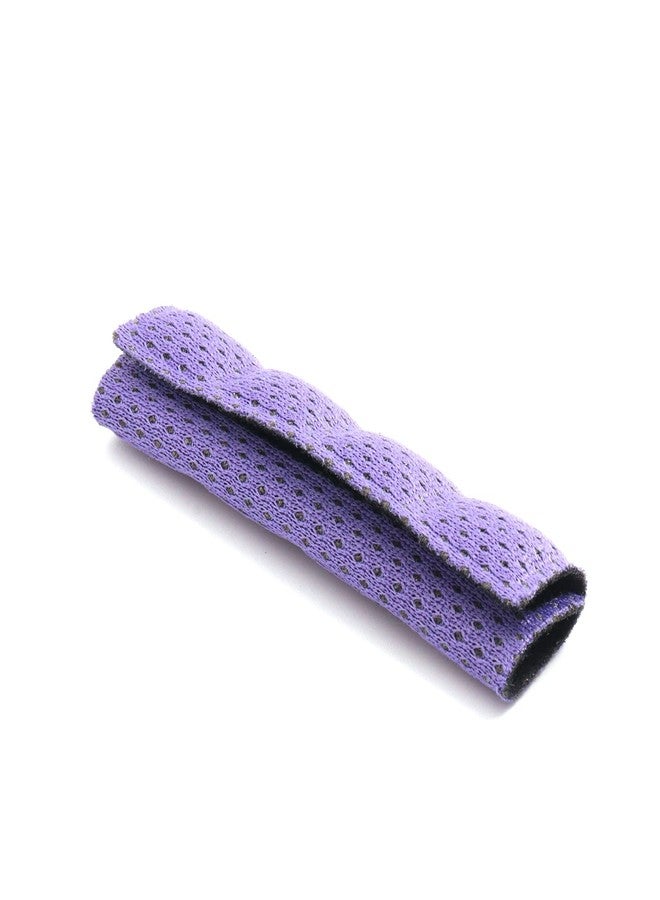 PAXLAMB 2PCS Chin Pads Foam Pad Set Strap Padding Replacements Universal Cushion Mats Liners for Cycling Bike Bicycle Motorcycle Road Racing Riding Helmet (Purple 2PCS) - Image 4
