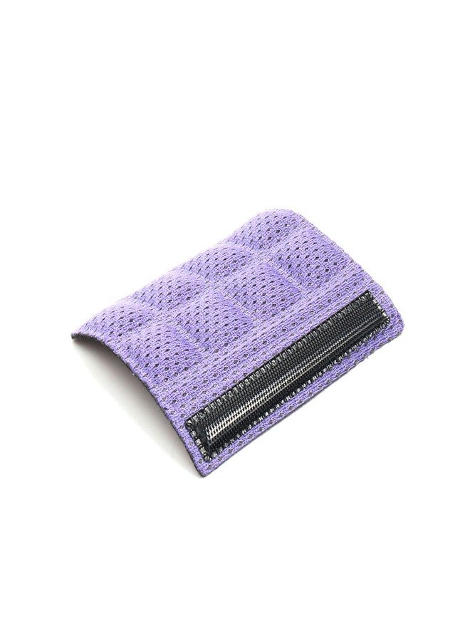 PAXLAMB 2PCS Chin Pads Foam Pad Set Strap Padding Replacements Universal Cushion Mats Liners for Cycling Bike Bicycle Motorcycle Road Racing Riding Helmet (Purple 2PCS) - Image 3