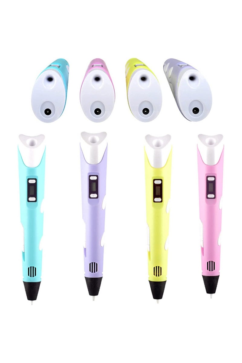 رسم ثلاثي الأبعاد باستخدام شاشة LCD لصنع نماذج خربشات فنية وحرفية - وردي - Image 4