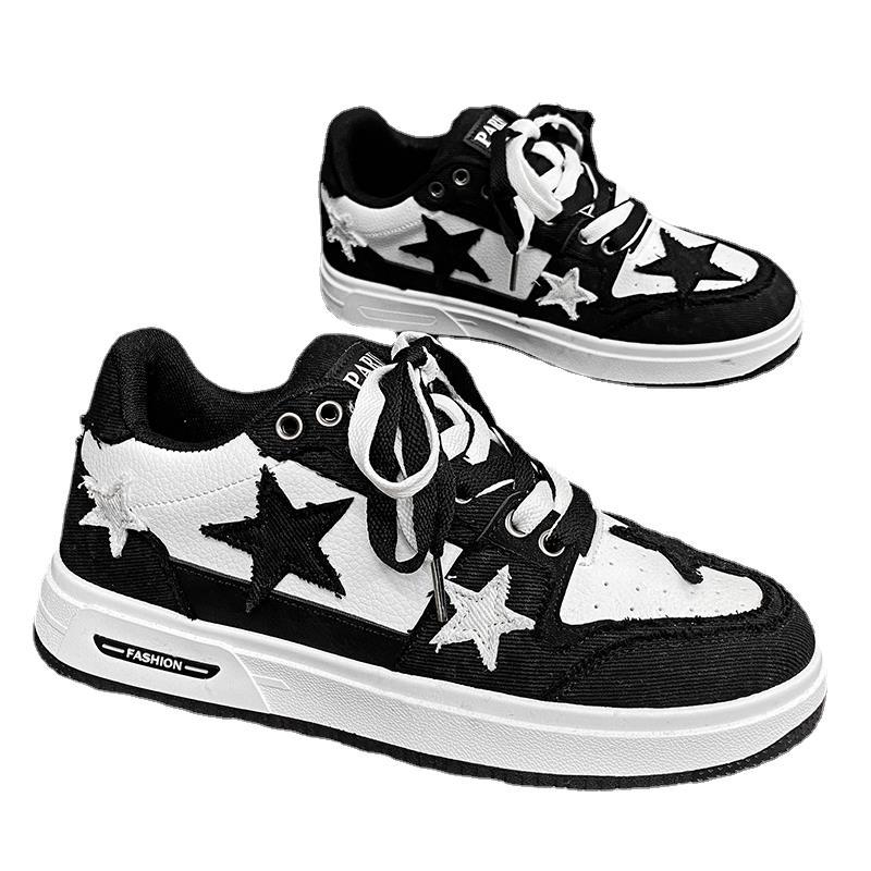 Men'S Shoes 2023 New Boys Casual Board Shoes Niche Fashion Brand Star Fashion Shoes Fleece-Lined Cotton Shoes - Image 5