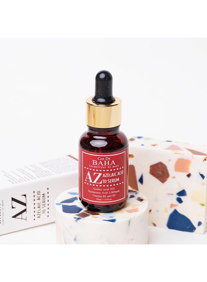 Cos De BAHA Azelaic Acid 10% Face Serum with Niacinamide & Panthenol, 30ml - Image 2
