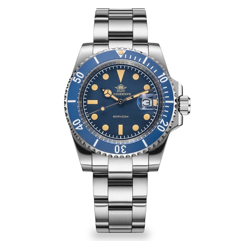 ADDIESDIVE Mens Analog 41MM Wrist Watch Japanese Quartz Water Resistant up to 200 Meters Calendar pane Blue dial - Image 2