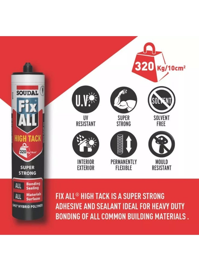 Soudal Fix All High Tack Super Strong Adhesive - Image 2