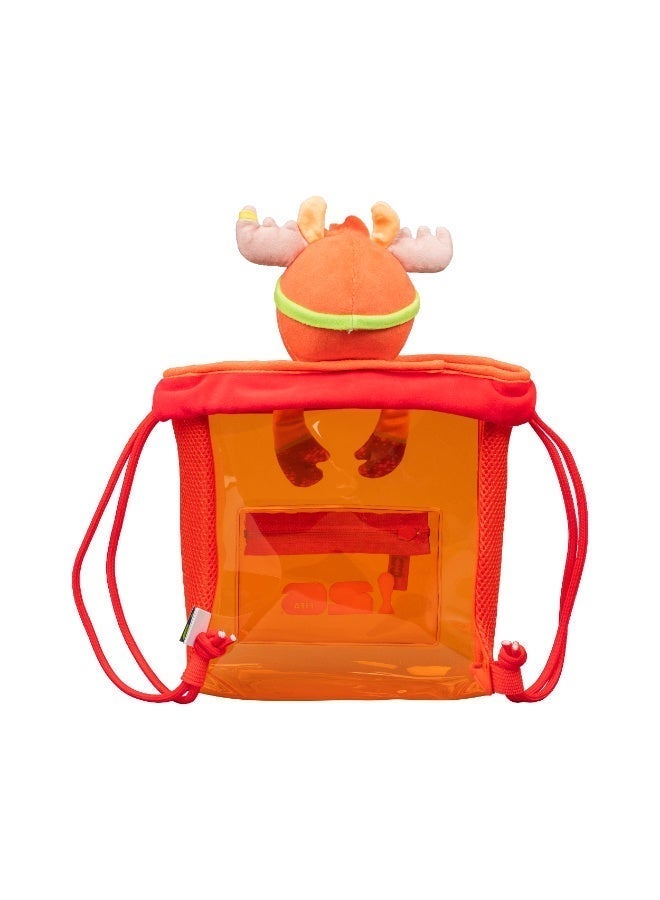 Squishmallows FIFA World Cup 2026 Canada Maple Moose Official 10.5" Plush Backpack â€“ Orange - Image 5