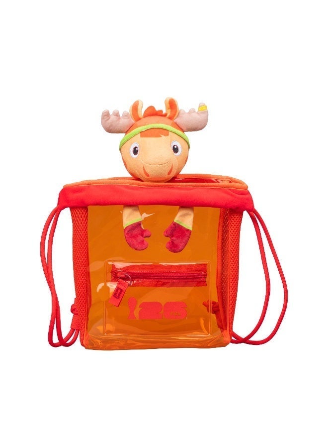 Squishmallows FIFA World Cup 2026 Canada Maple Moose Official 10.5" Plush Backpack â€“ Orange - Image 2