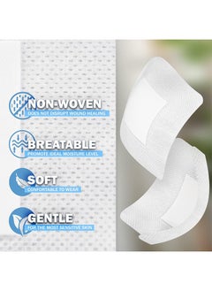 HY Waterproof Adhesive Island Dressing [Pack of 20], 4" x 4" Sterile Island Wound Dressing, Breathable Bordered Gauze Dressing, Individually Wrapped Latex Free Bandages with Non-Stick Central Pad  - Image 4