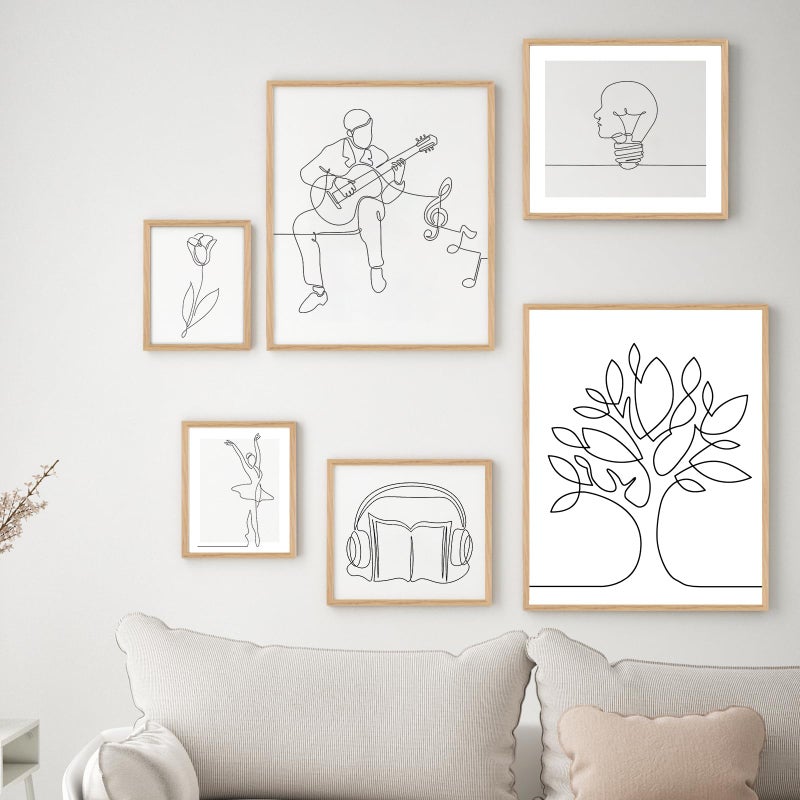 puthiac 8x10 Oak Wood Picture Frame -8x10 Frame Wood  8""x10"" Natural Solid Wood Poster Frames for Wall Art Photo and Prints(3 Pack  Beige) - Image 5
