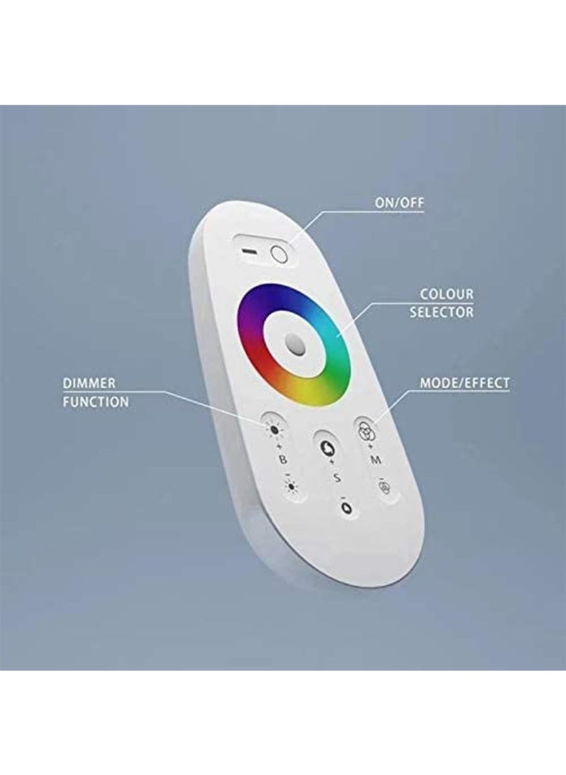 GT-Wheel - Smart RGB Floor Lamp Minimalist LED Corner Floor Lamp with Remote Control RGB Color Changing Bar Atmosphere Standing Lamp (Black) - Image 1