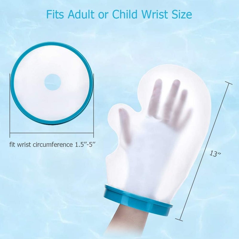 comfrt Hand Cast Cover for Shower Bathing, Waterproof Cast Protector Reusable Wrist Cast Sleeve Bag Keep Bandage Cast Dry for Adult Hand, Kids Arm, Fingers, Wound, Burn - Image 3