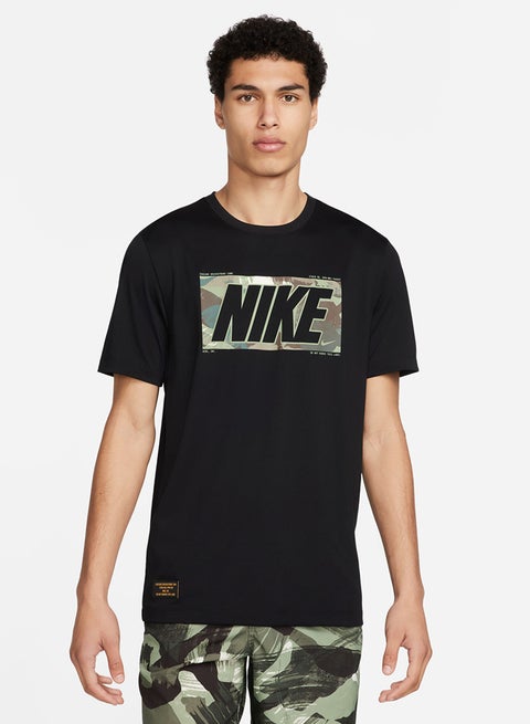 M Nk Df Tee Rlgd Camo Gfx