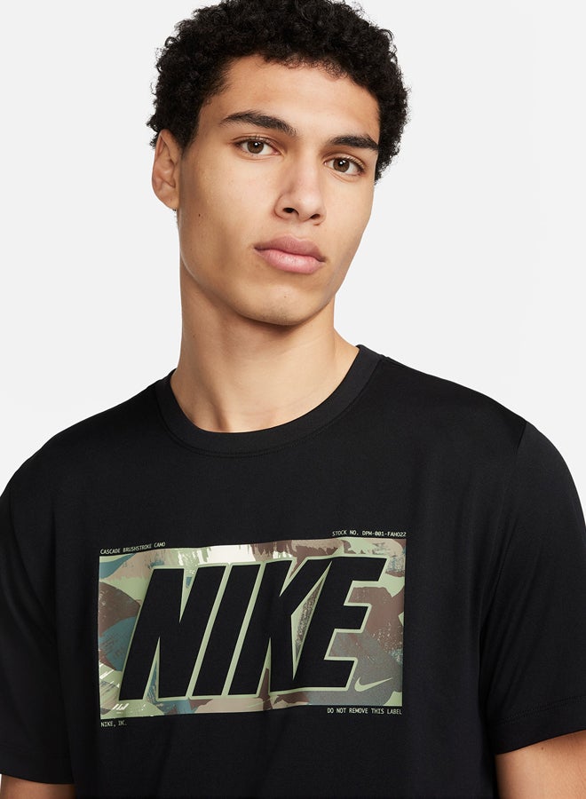 M Nk Df Tee Rlgd Camo Gfx