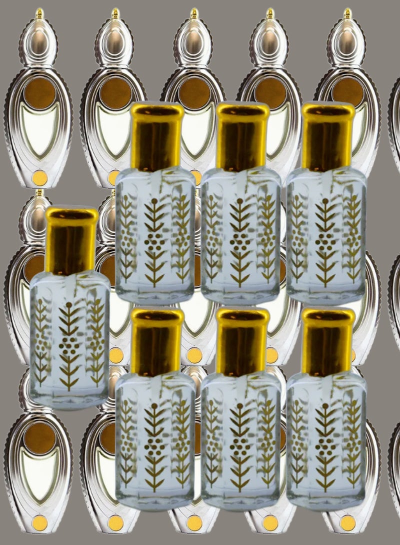 7 قطع زيت عطري وصال نسائي الشفاف الأصلي 12مل