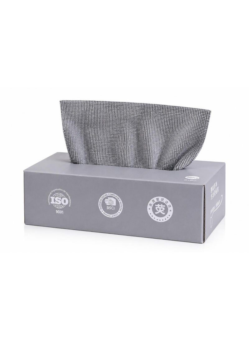 Microfiber  Cleaning Cloth Rags in A Box Reusable Microfiber Towels