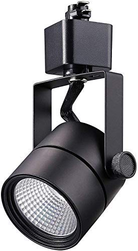 CLOUDY BAY 8W dimmable LED Track Light Head,CRI 90+ Day Light 5000K,Adjustable Tilt Angle Track Lighting Fixture,40° Angle for Accent Retail,Black Finish Halo Type - 3 Pack - Image 4
