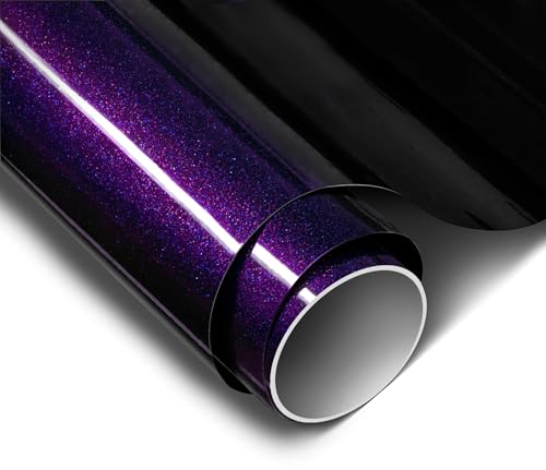 فيلم حماية الطلاء ColorFusion من VViViD باللون الأرجواني الكوني اللامع، لفة فينيل لتغليف السيارات 1 قدم × 5 أقدام