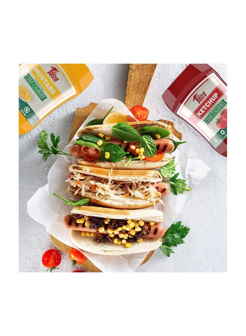 مسز تايست السيدة تيست خالية من السكر، صفر سعرات حرارية، صفر صوديوم، صفر سكر، غنية بالألياف، مناسبة للكيتو، مناسبة لحمية باليو، كاتشب وصلصات (كاتشب) - Image 2