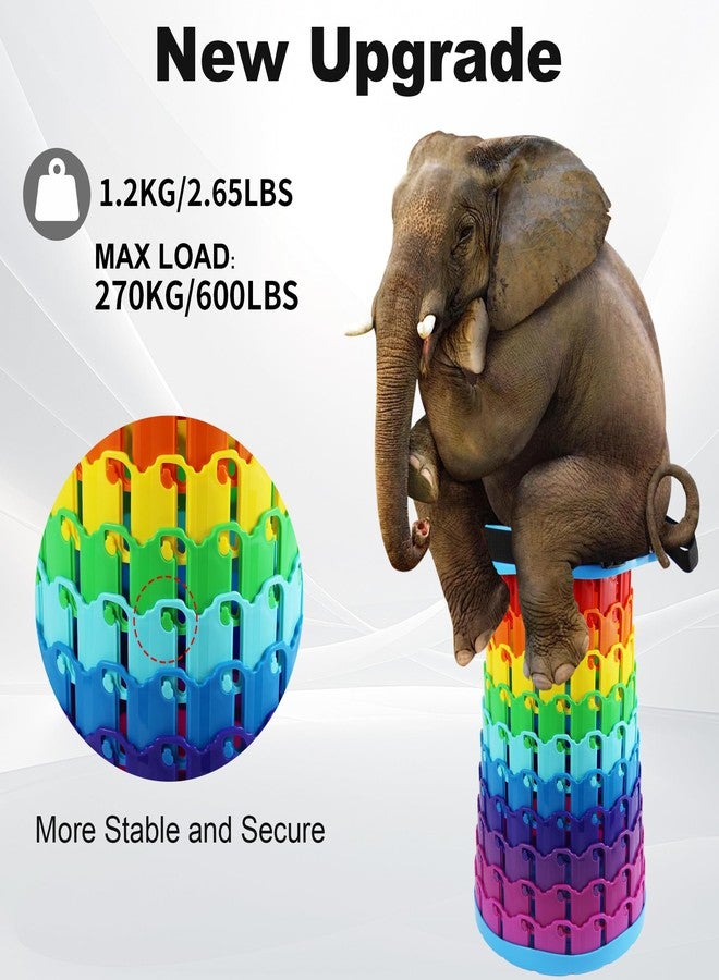 ALEVMOOM كرسي قابل للطي ALEVMOOM 2026 مع وسادة سميكة، ارتفاع 18.1 بوصة وعمق 10.24 بوصة، أكثر متانة وقدرة تحمل تصل إلى 600 رطل، كرسي قابل للطي والتعديل للتخييم والمشي لمسافات طويلة والجبال والحدائق والشواء - Image 5