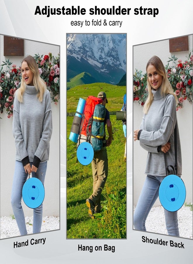 ALEVMOOM كرسي قابل للطي ALEVMOOM 2026 مع وسادة سميكة، ارتفاع 18.1 بوصة وعمق 10.24 بوصة، أكثر متانة وقدرة تحمل تصل إلى 600 رطل، كرسي قابل للطي والتعديل للتخييم والمشي لمسافات طويلة والجبال والحدائق والشواء - Image 3