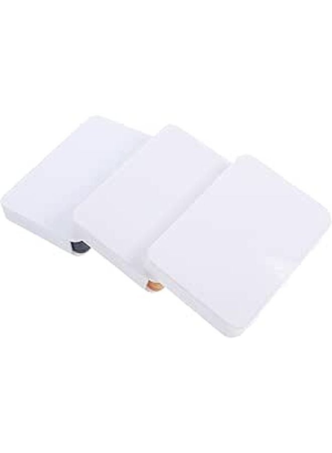 Compact 6 Compartments Pill Box Organizer 3 Pack Portable Travel Medicine Case - Image 1