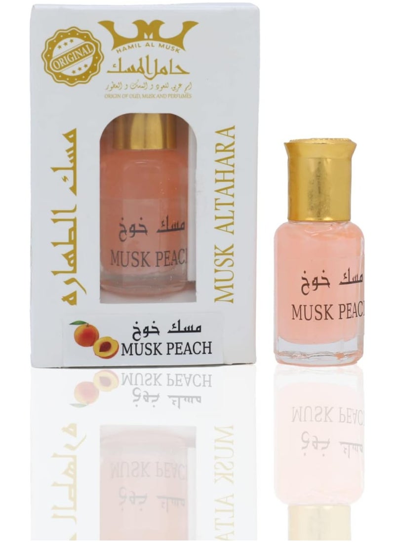 Hamil Al Musk Musk Al Tahara musk Peach Perfumed Body Lotion 6ml  - Image 2