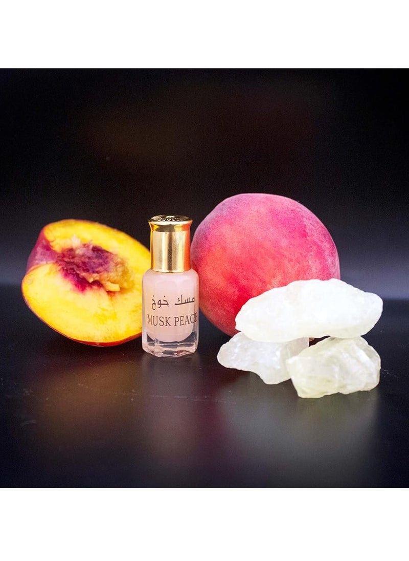 Hamil Al Musk Musk Al Tahara musk Peach Perfumed Body Lotion 6ml  - Image 4
