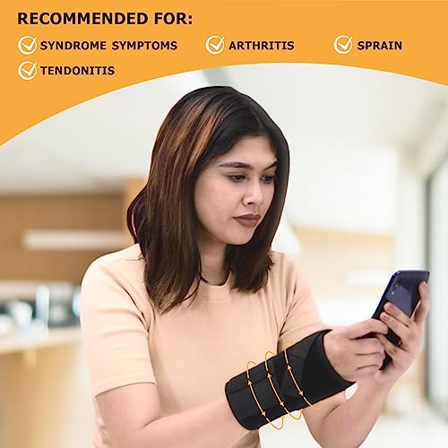 Relief Carpal Tunnel Wrist Brace with Adjustable Straps & Thumb Support | Medical-Grade Splint for Pain, Tendonitis & Sprain Recovery | Breathable Wrist Support for Men & Women (Right) - Image 4