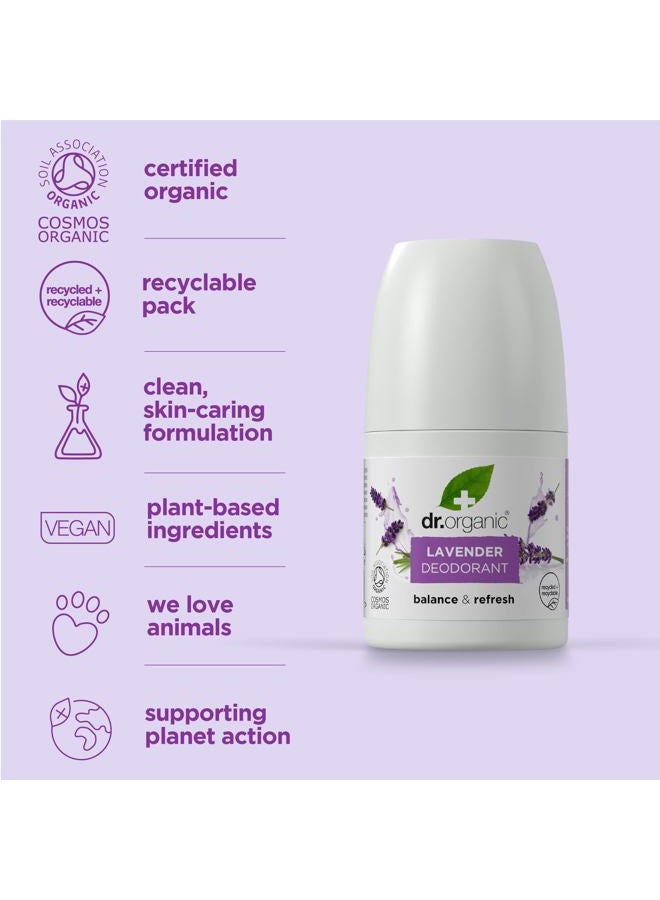 dr.organic Dr Organic Lavender Deodorant - Image 3
