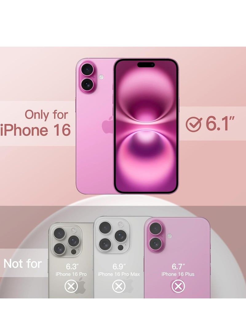 حافظة سائلة من السيليكون لجهاز آيفون 16 - غلاف واقي كامل الجسم بلمسة ناعمة مع بطانة من الألياف الدقيقة (وردي فاتح) - Image 2