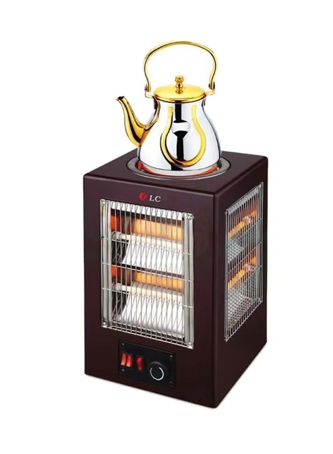 دفاية خشبية مستطيل مع طباخة بدون ابريق بقوة 2000 وات 	DLC-R5842  - Image 1