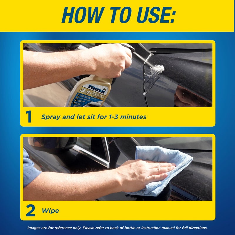 Rain-X Pro 620213 3-in-1 Bug, Tar and Adhesive Remover, 16oz - Premium Bug, Tar and Adhesive Remover to Help Clean and Remove Sticky Contaminants - Image 3