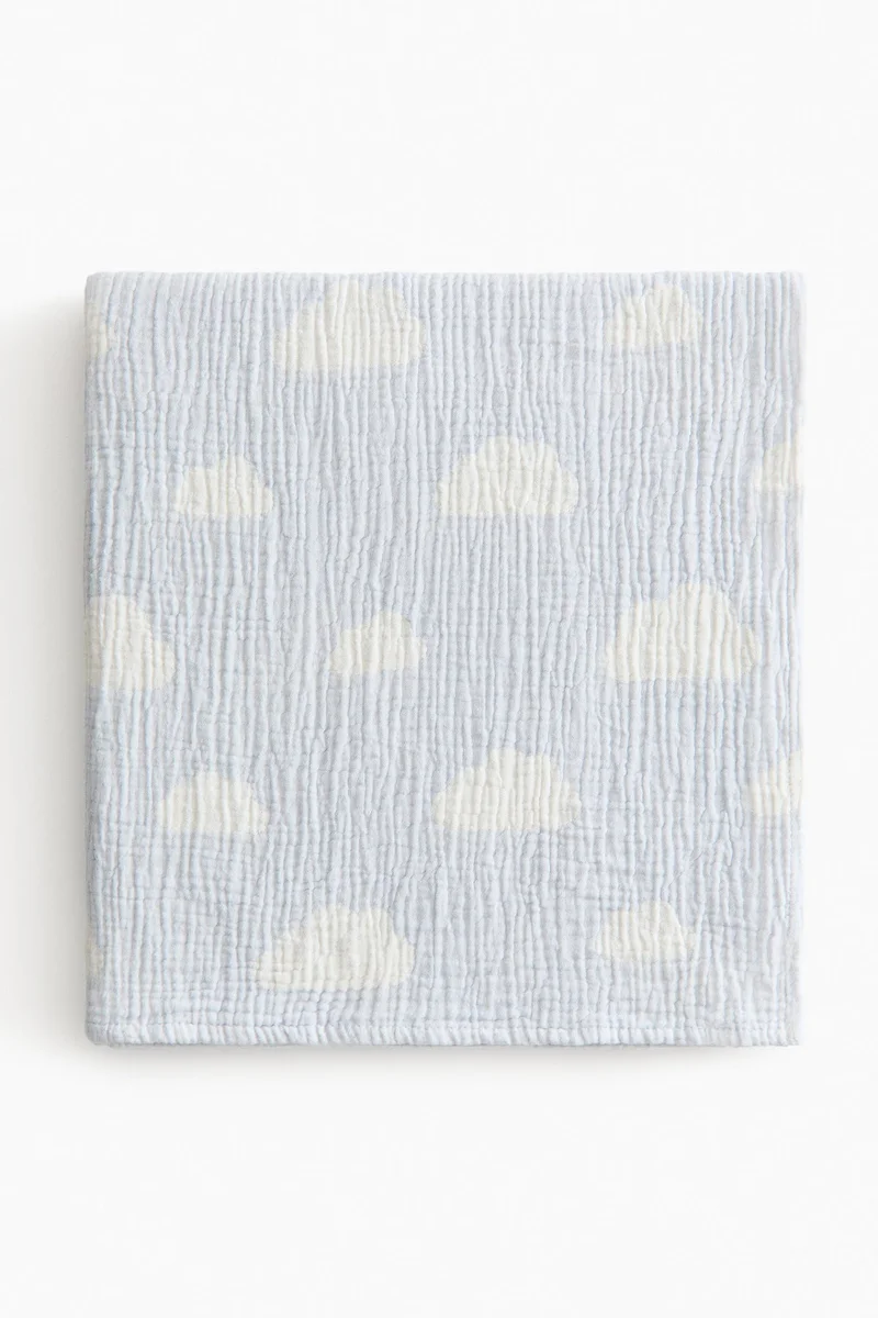 H&M Patterned muslin baby blanket