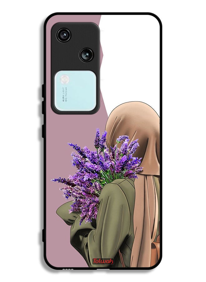 Tolwak Vivo S18 5G Protective Case Cover Holding Flower - Image 1
